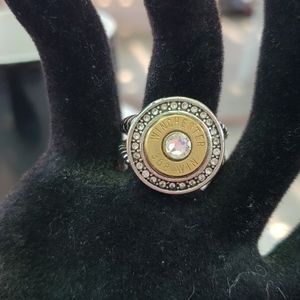 Handmade bullet ring